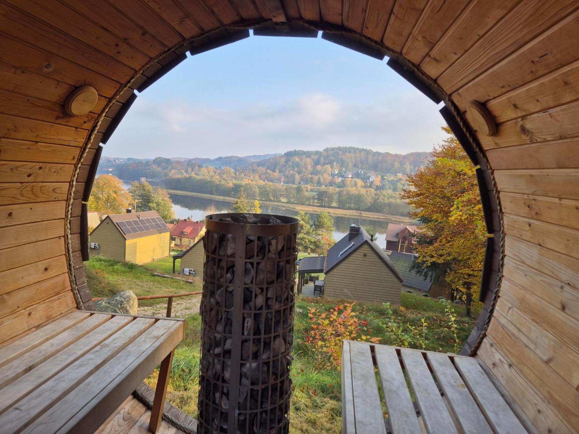 Ostrzycki Las Domki Nad Jeziorem -Balia-Sauna-Prywatny Pomost Pierszczewo Exterior photo